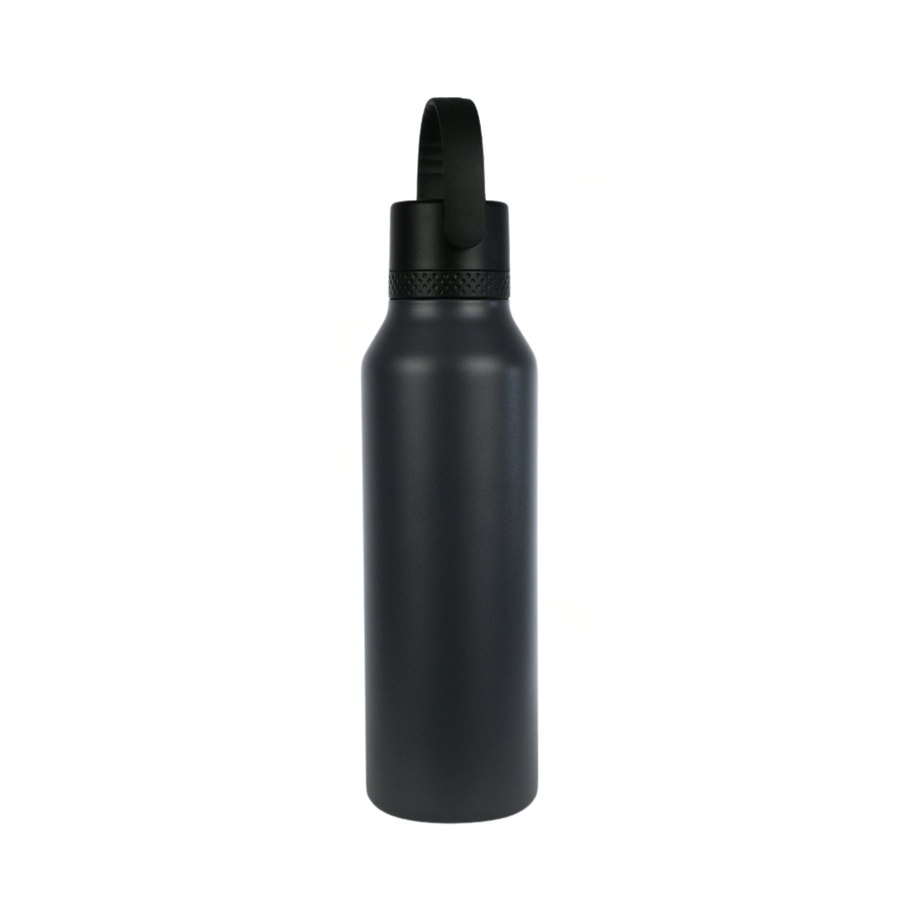 Runbott Ceramic Sport Thermal Bottle 600ml Plain Anthracite