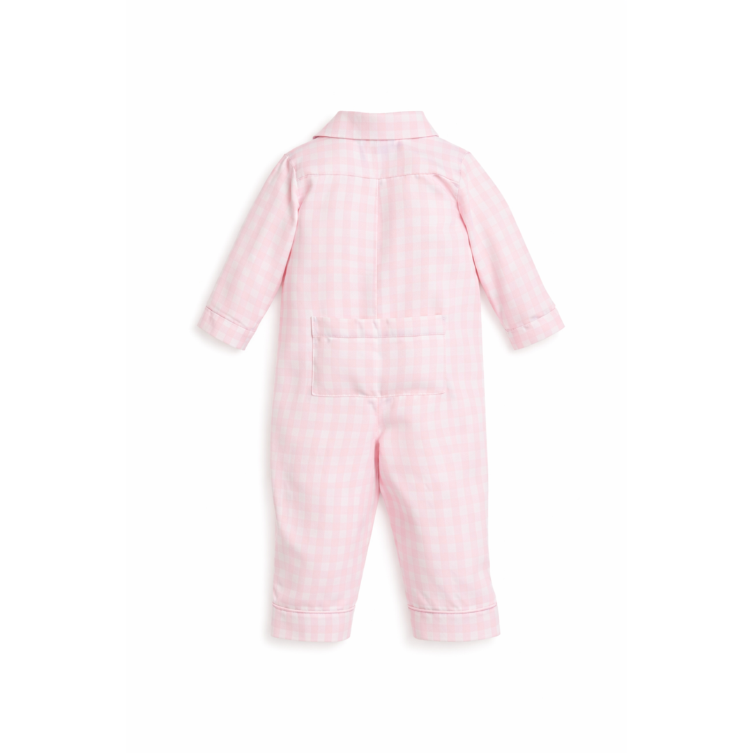 Count & Countess Baby PJ Romper Gingham