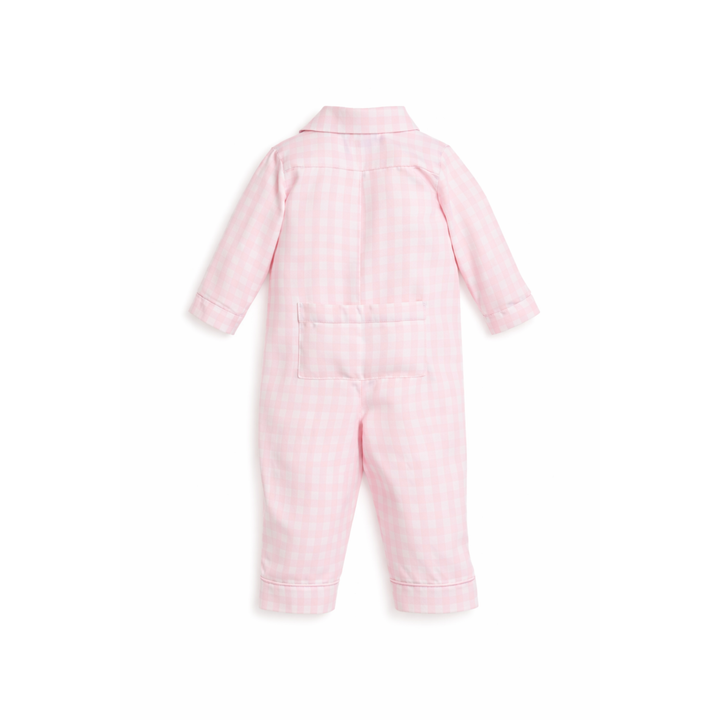Count & Countess Baby PJ Romper Gingham