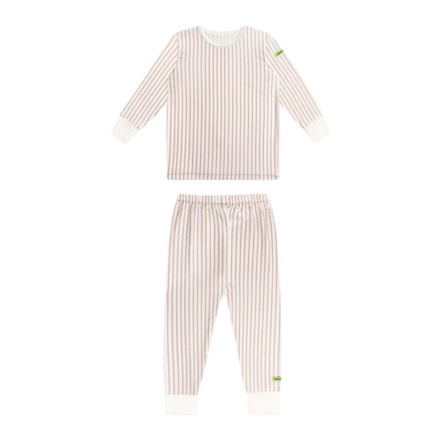 Hamako Tencel Striped Rose (SR) Kids Long Set