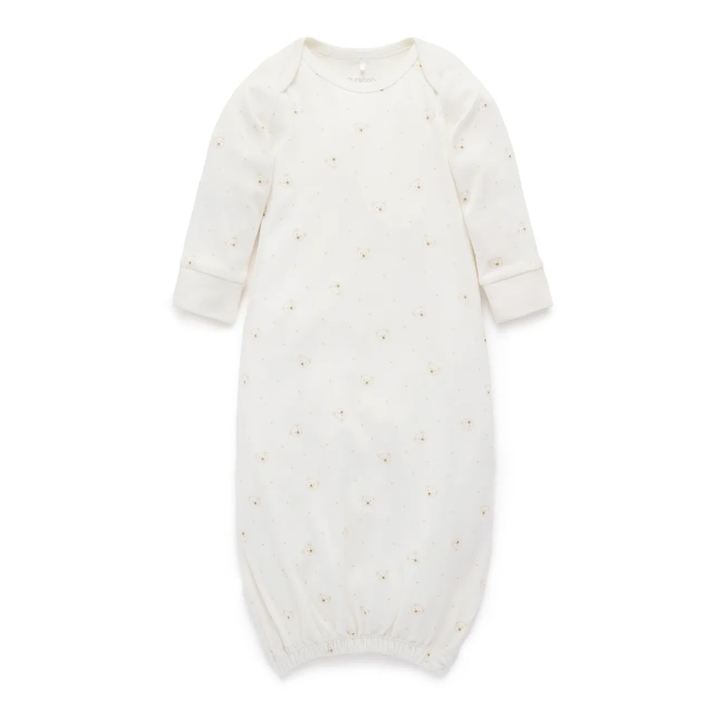 Purebaby Vanilla Bear Sleepsuit Organic