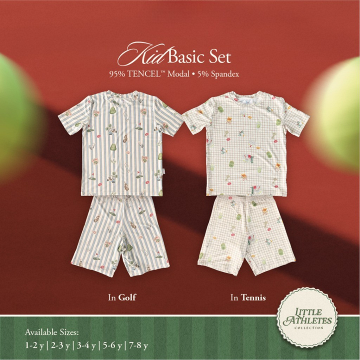 Koobicles Tencel Little Athletes In Golf Basic Kid Set