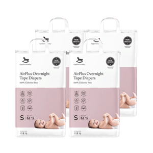 Applecrumby® AirPlus Overnight Tape Diapers