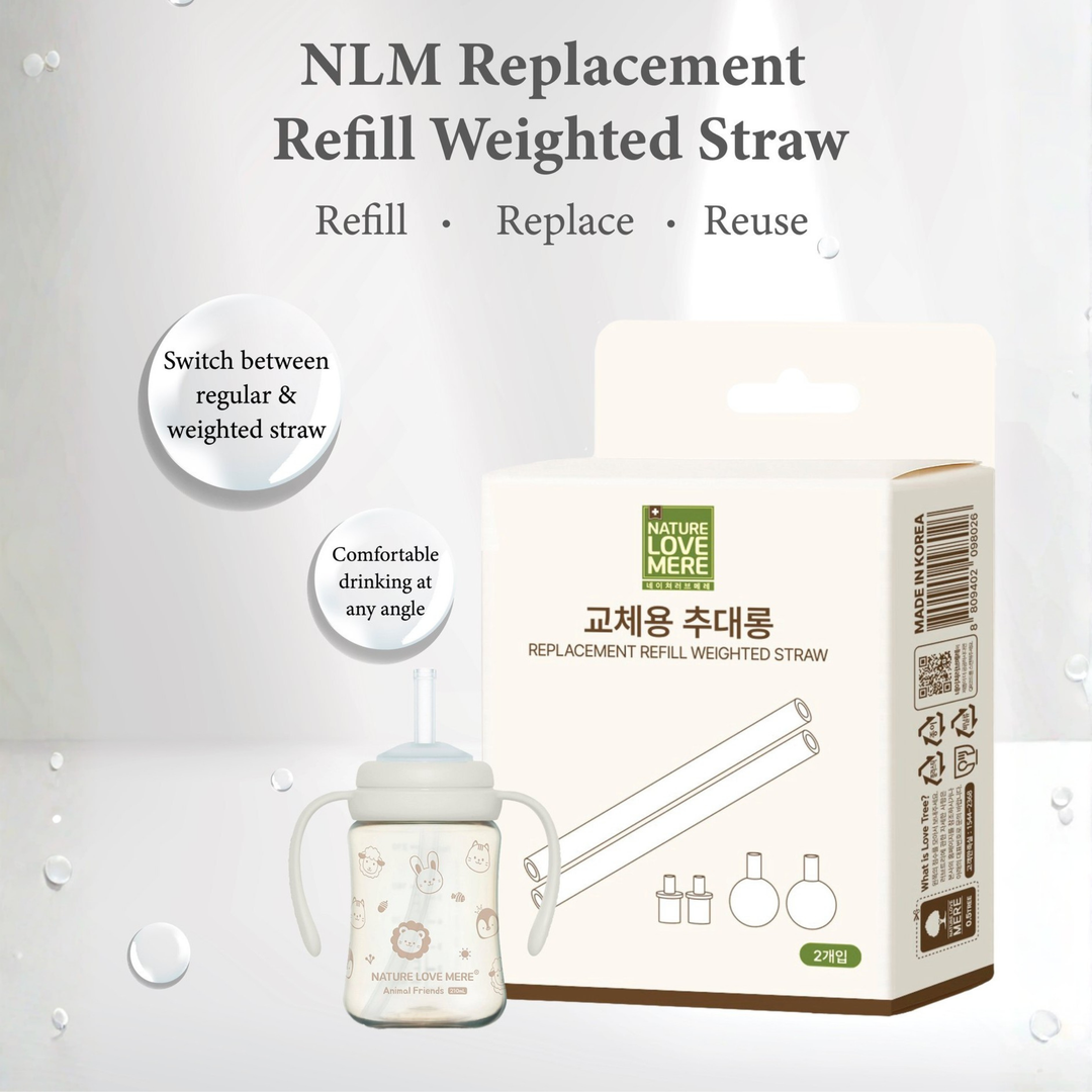Nature Love Mere Replacement Refill Weighted Straw (2pcs)