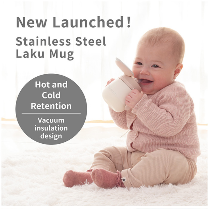 Combi Lakumug Stainless Steel Straw Mini/Large