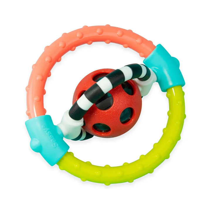 Sassy Spin & Chew Flexible Ring Rattle