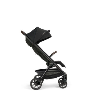 Nuna TRVL Urbn Stroller in Caviar - side view