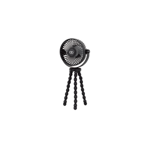 Koopers Baby Stroller Fan standing on its flexible tripod legs