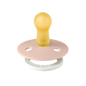 BIBS 2 Pack Colour Latex Pacifier (Glow in the Dark)