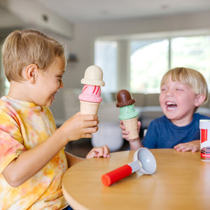 Melissa & Doug Scoop & Stack Ice Cream Cone Magnetic Play Set