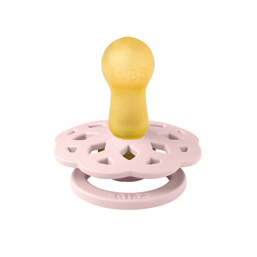 BIBS 2 Pack Boheme Latex Pacifier-Blossom/Dusky Lilac