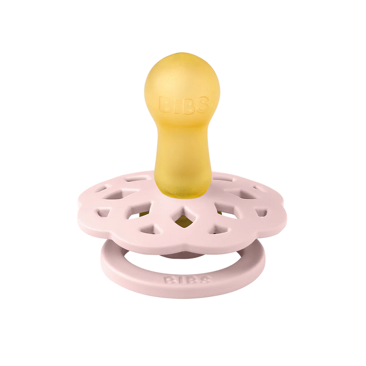 BIBS 2 Pack Boheme Latex Pacifier-Blossom/Dusky Lilac