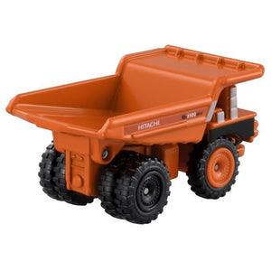 Tomica No.103 Hitachi rigid dump truck, front three-quarter view