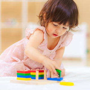 PlanToys Geometric Sorting Board - lifestyle