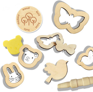 SES Creative Eco Dough with Wooden Tools detail