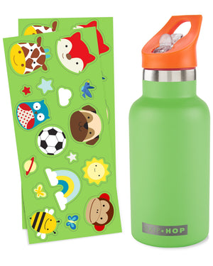 Skip Hop Canteen Bottle Green with sticker sheets