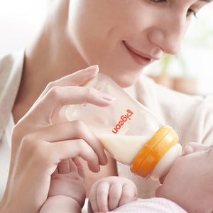 Pigeon SofTouch Wide Neck PPSU Nursing Bottle 240ml- Twin Pack - lifestyle