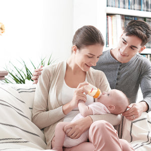 Pigeon SofTouch Wide Neck PPSU Nursing Bottle (Improved Design) - lifestyle