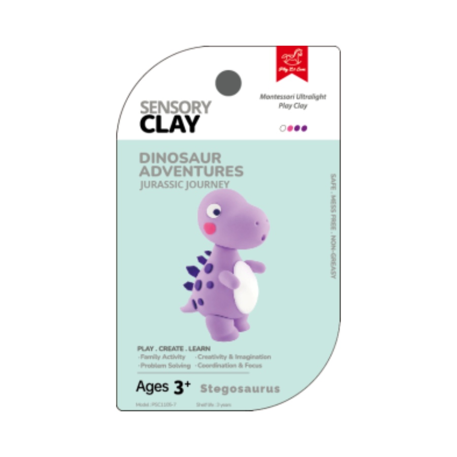 Play Et Sens Sensory Clay - Stegosaurus V2