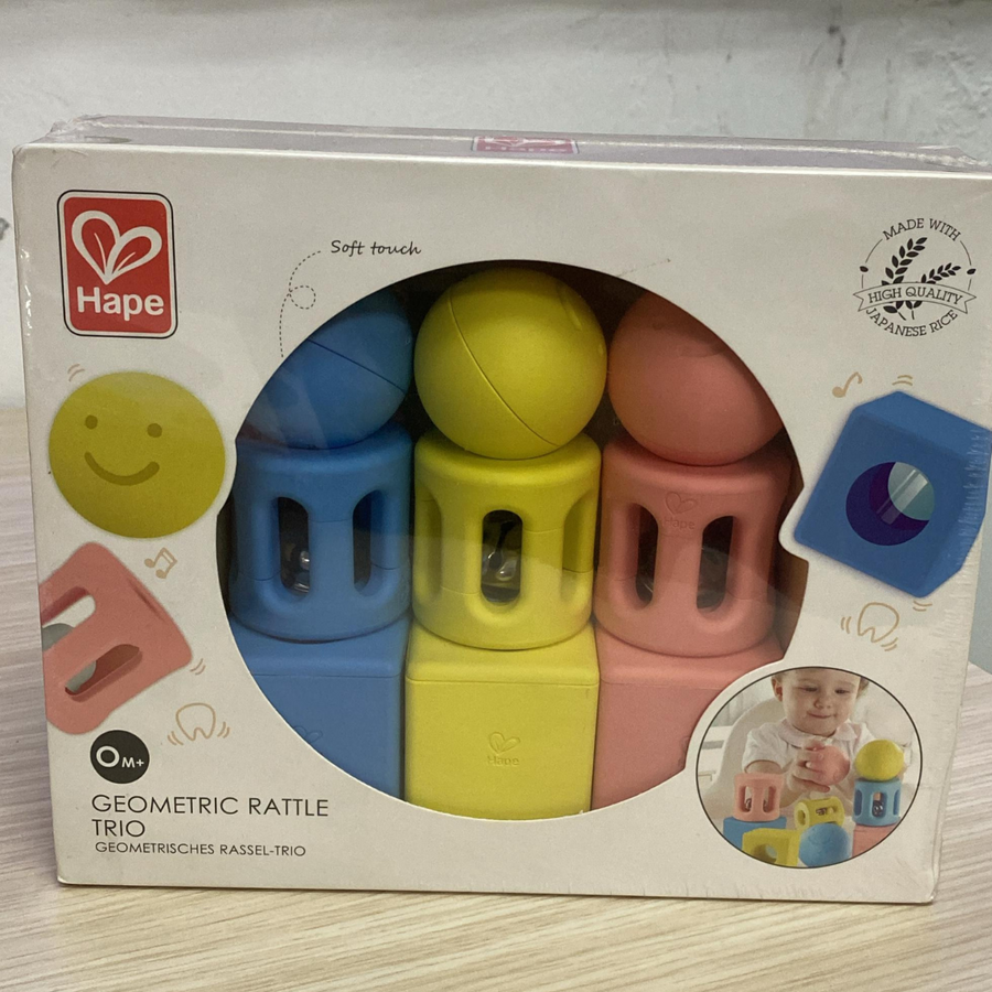 Hape Geometric Rattle Trio