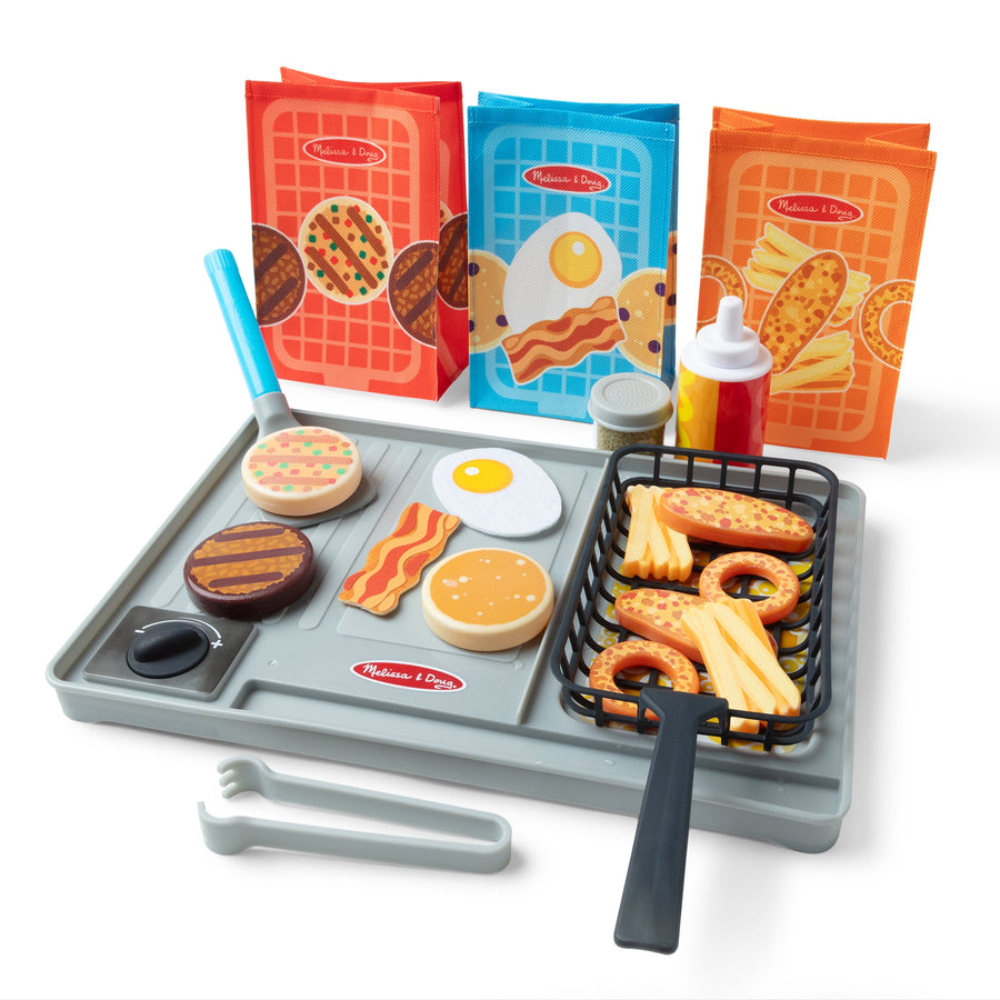 Melissa & Doug Flip & Fry Grill Play Set with Color Changing Water WOW!