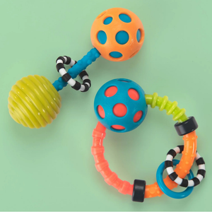 Sassy First Bend & Flex Rattle Set