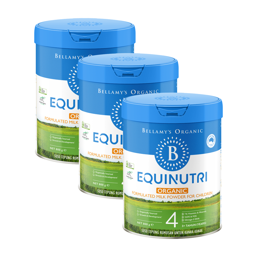Bellamy's Organic Equinutri Junior Milk Drink (Step 4) 900g (3 Cans Combo)