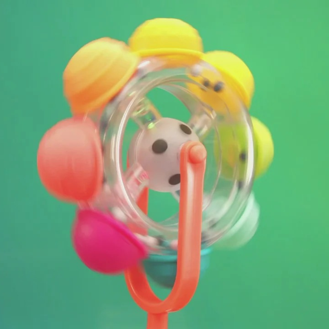 Sassy Light Up Rainbow Reel Tray Toy