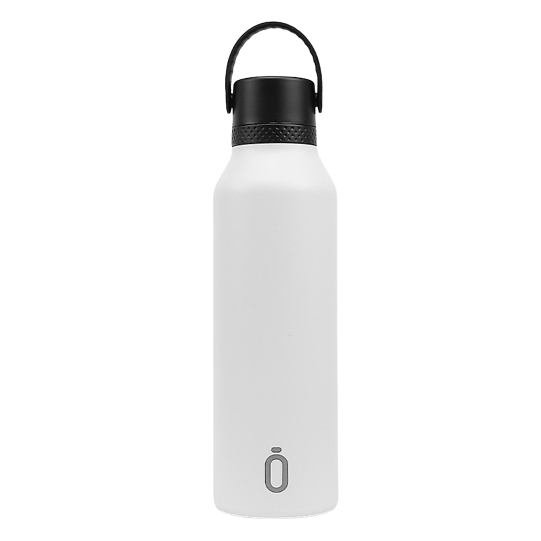 Runbott Ceramic Sport Thermal Bottle 600ml Plain White