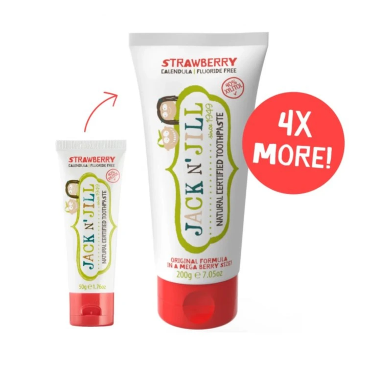 Jack N' Jill Natural Certifified Toothpaste 200g - Mega Berry