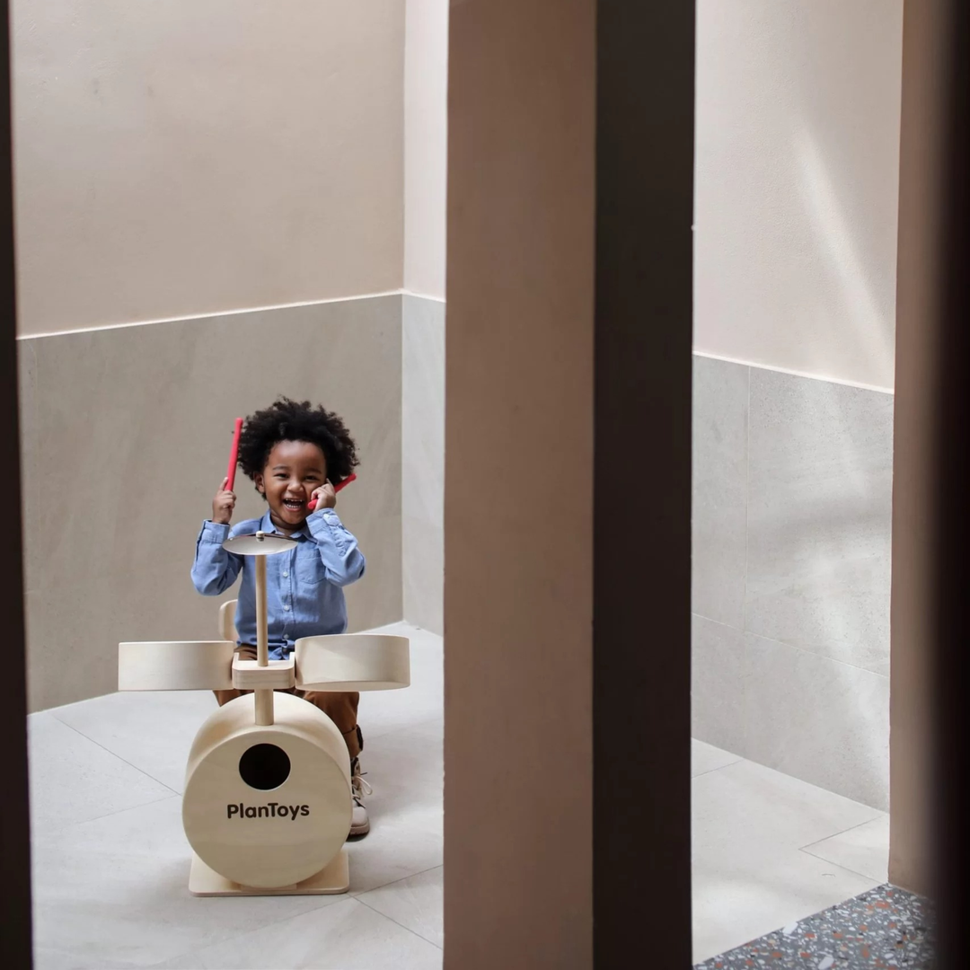 PlanToys Drum Set
