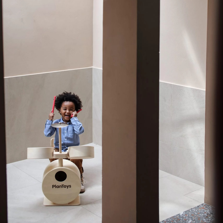 PlanToys Drum Set