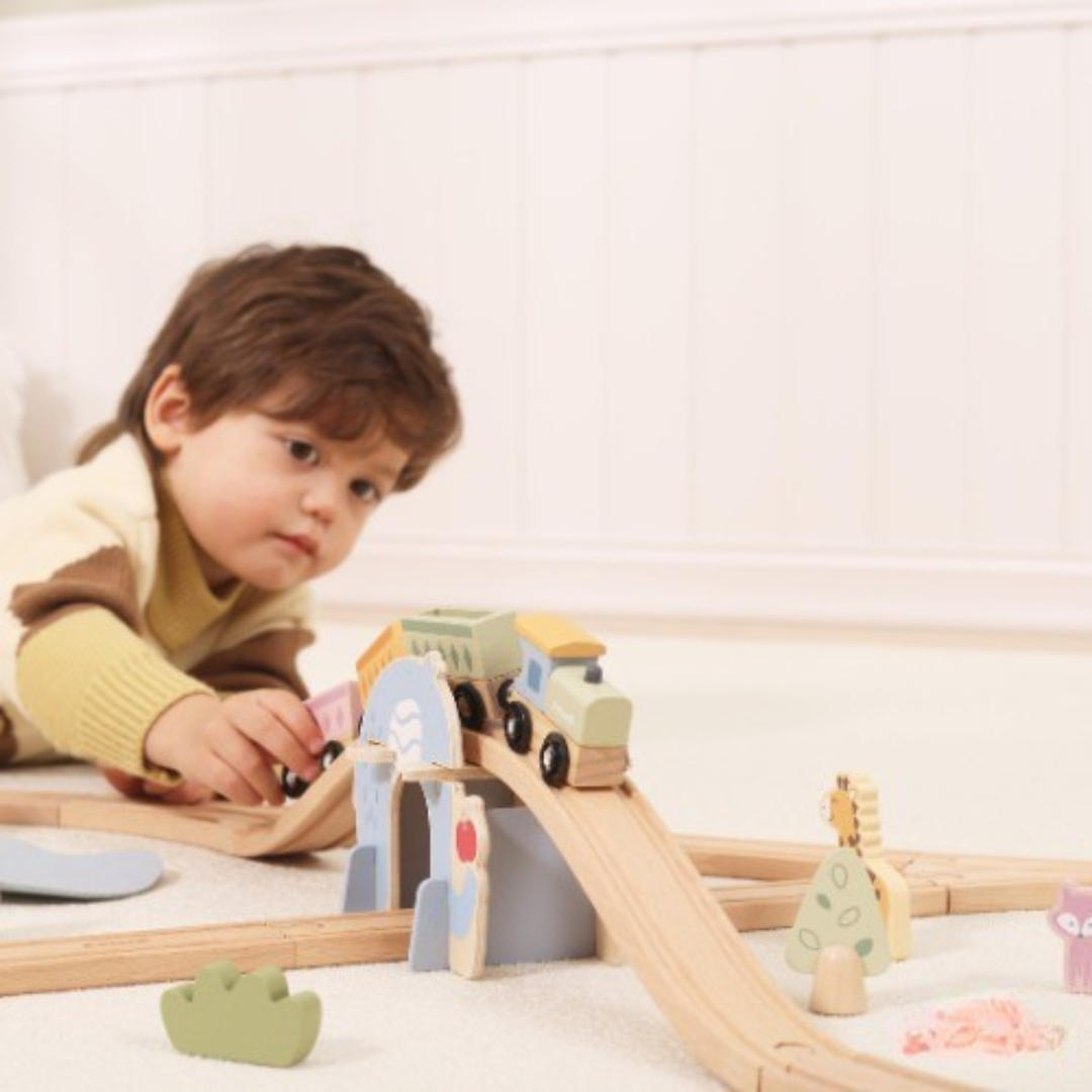 Polarb Fun Park Train Set (62 pcs)