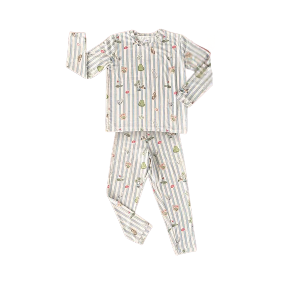 Koobicles Tencel Little Athletes In Golf Kid Pajamas