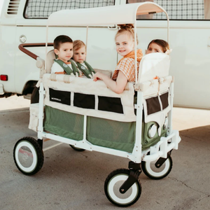 Wonderfold VW 4 Seater Bus Wagon  - Sage Green/Gray (PRE-ORDER)