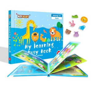 ELM Keybaby Hardcover Velcro Busy Book