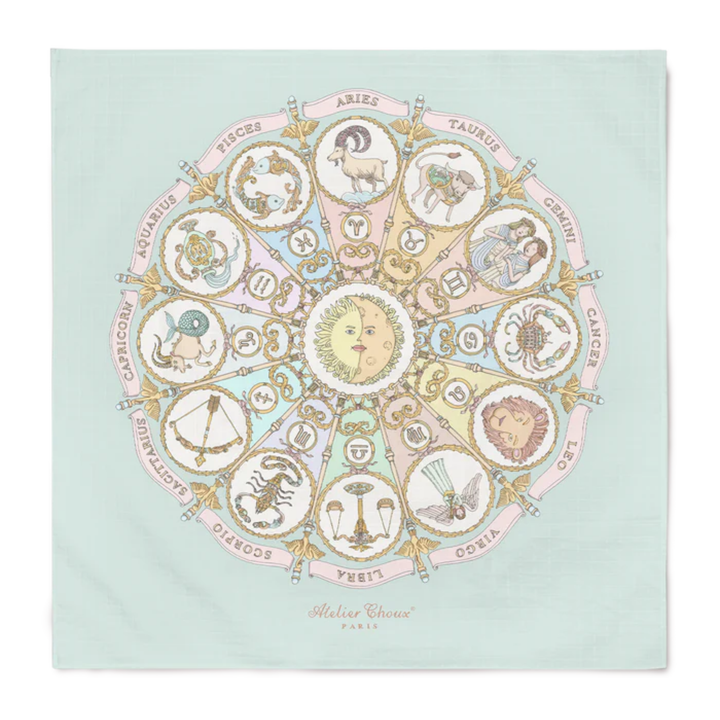 Atelier Choux Zodiac Blue CARRÉ & Bib Bundle