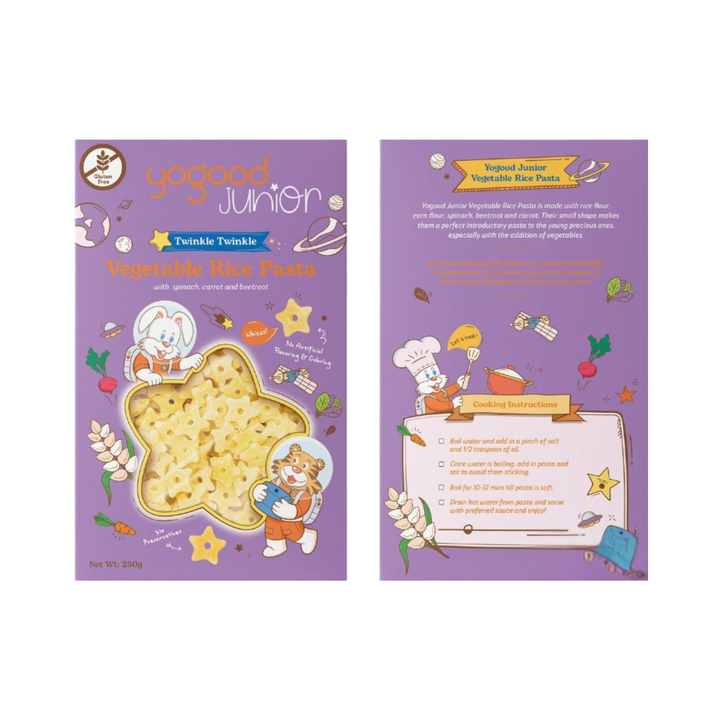 Yogood Junior Vegetable Rice Pasta 250g