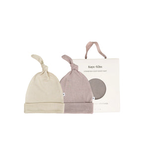 Kays+Kins Cosy Knot Hat - 2 Pack