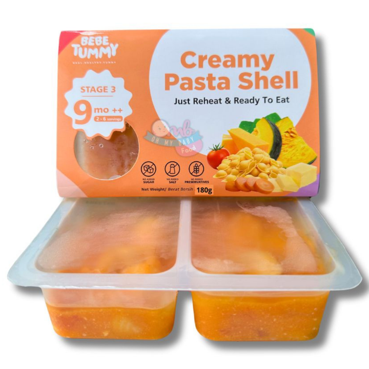 Bebetummy - STAGE 3 - Creamy Pasta Shell [Frozen Food]