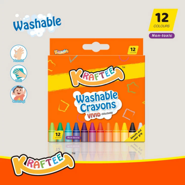Kraftee Washable Crayons