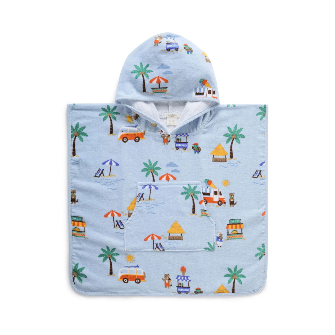 Purebaby Organic Towelling Poncho