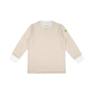 Hamako Tencel Creme Gigham (CG) Kids Long Set