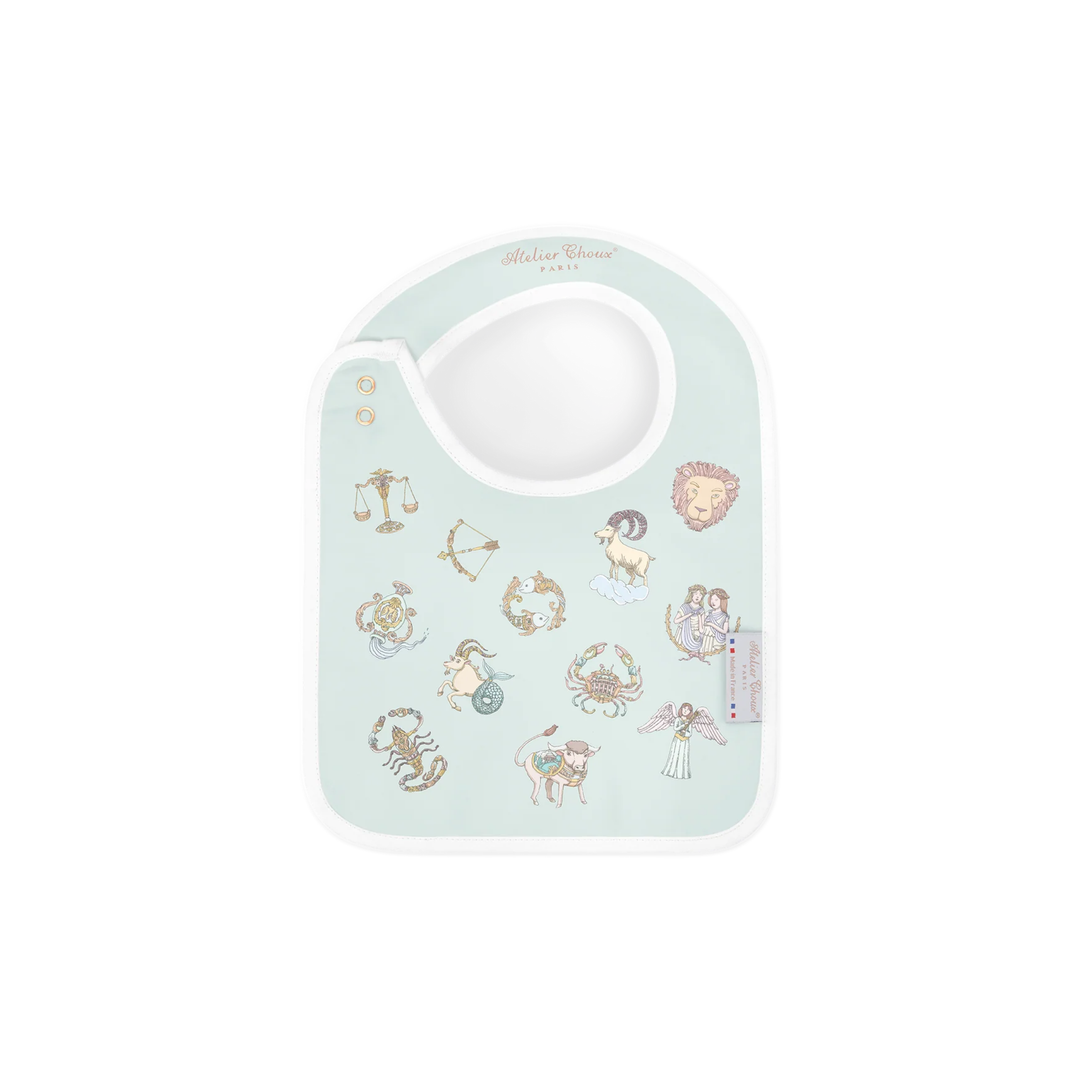 Atelier Satin Bib - Zodiac Blue