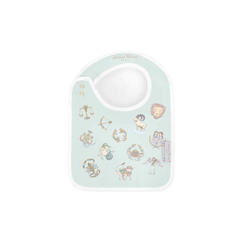 Atelier Satin Bib - Zodiac Blue