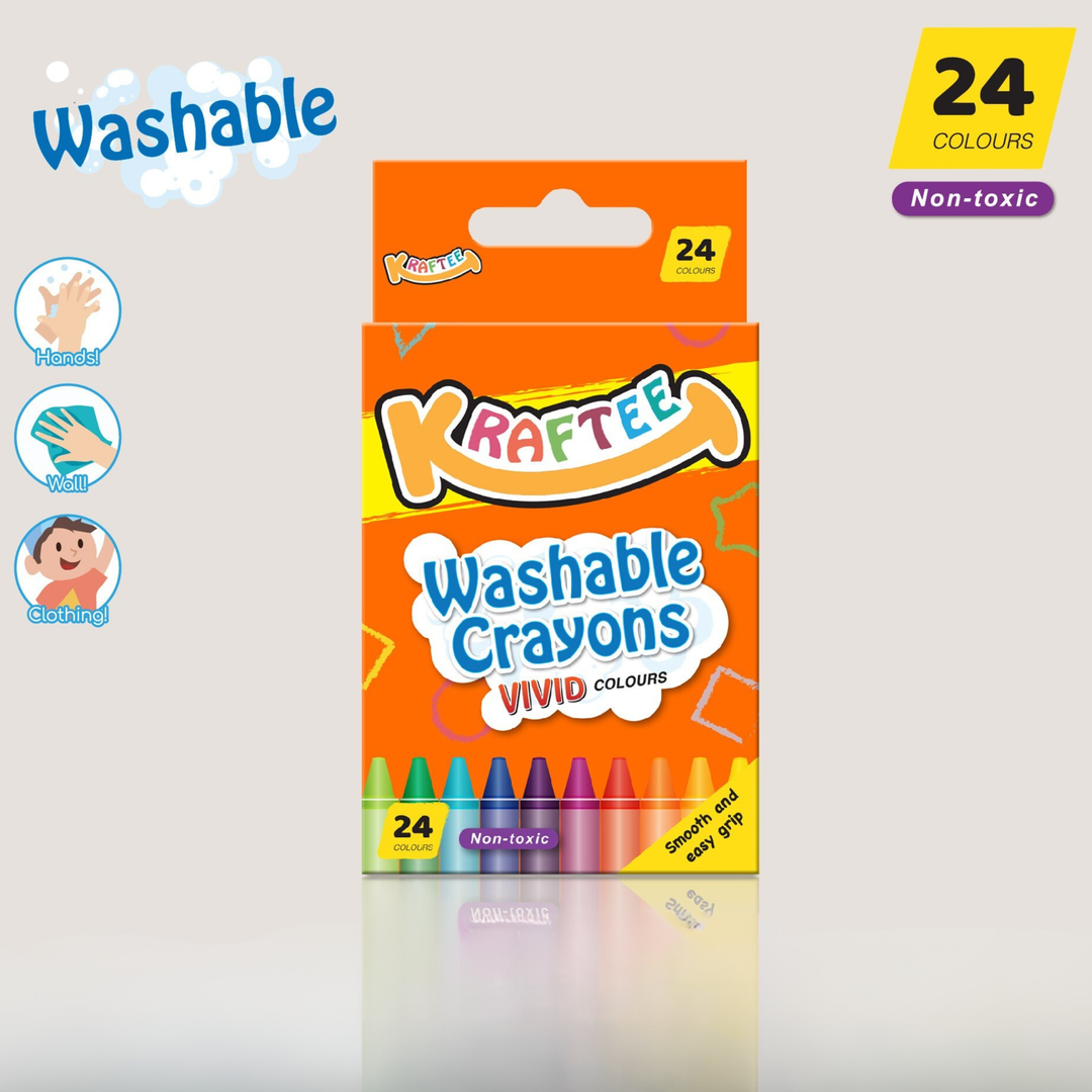 Kraftee Washable Crayons