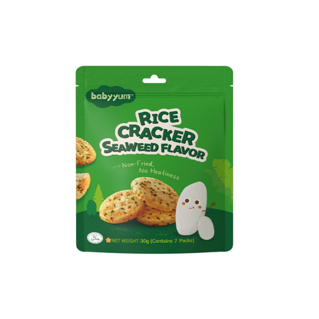Baby Yum Rice Cracker – Seaweed Flavor