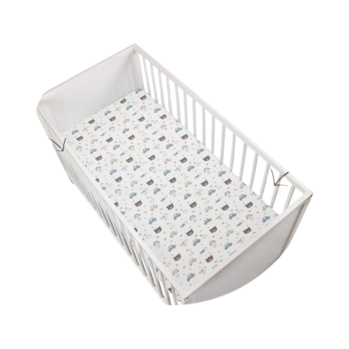 Earth Bebe Organic Bamboo Fitted Sheet (70cm x 130cm)