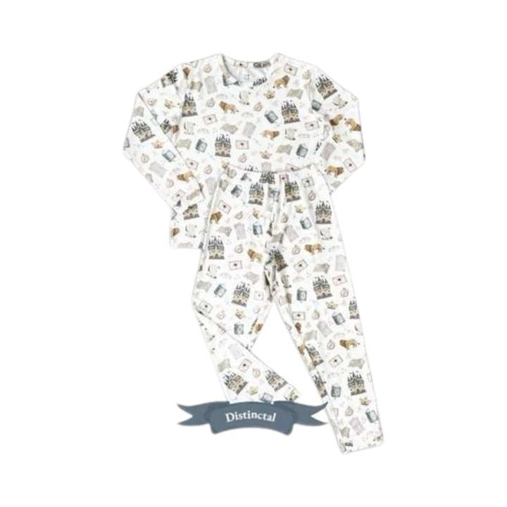 Koobicles Tencel Whimsical Wonders In Distinctal Kid Pajamas