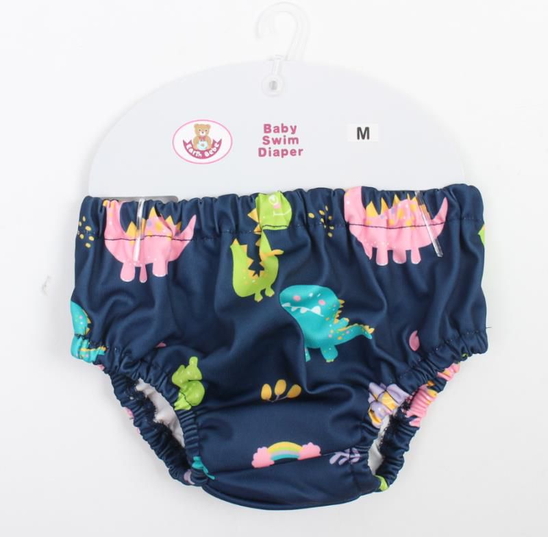 Earth Bebe Reusable Swim Diaper- Dinosaur